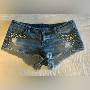 Denim guess shorts